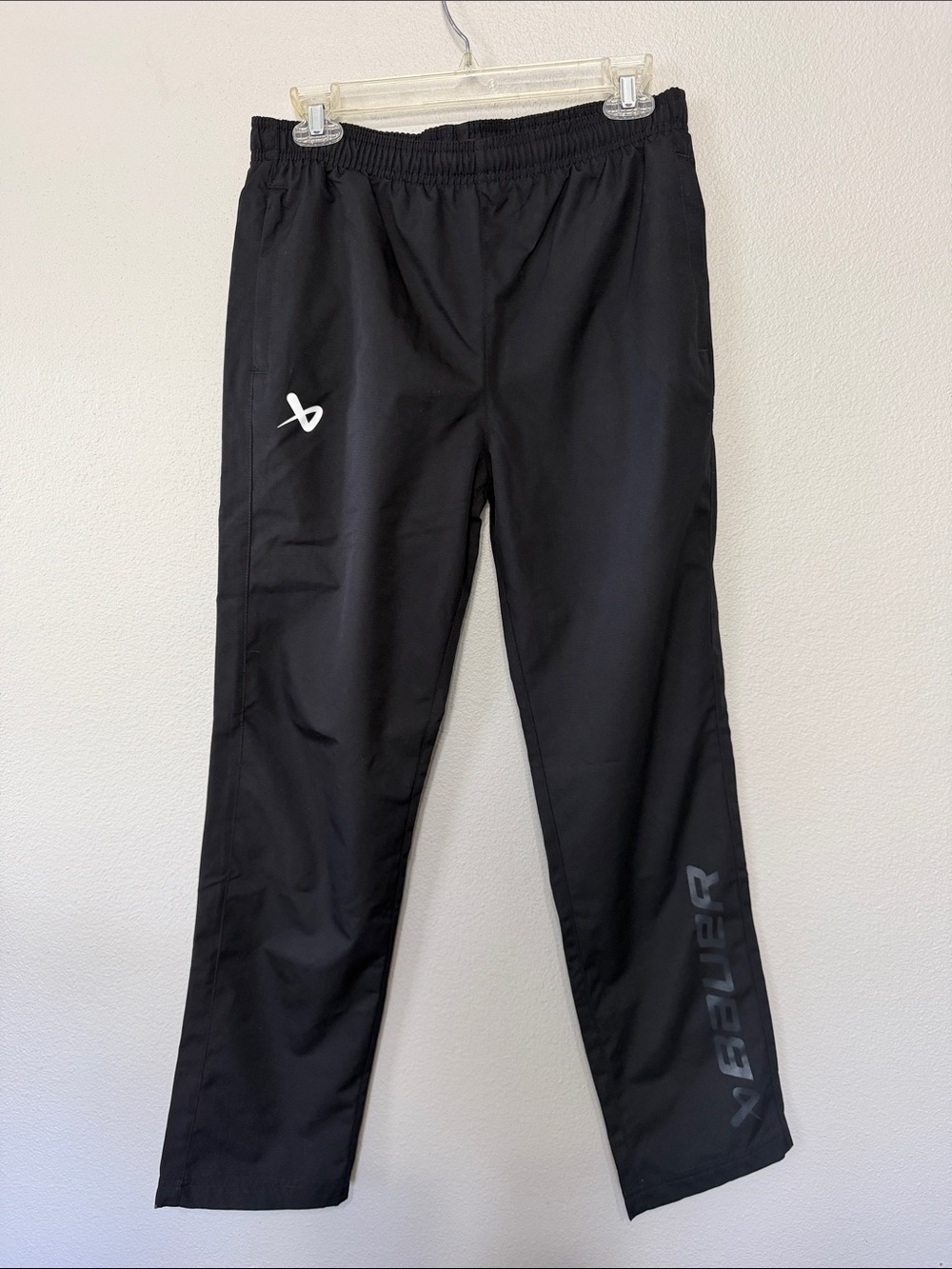 Bauer Team Youth XL Athletic Joggers with Logo Lightweight Front Pockets New!